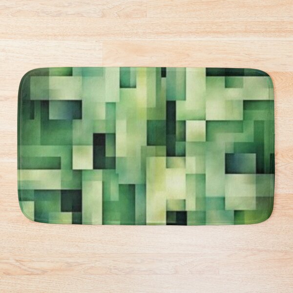 Item preview, Green Abstract Geometric Pattern designed and sold by GoeCentric.
