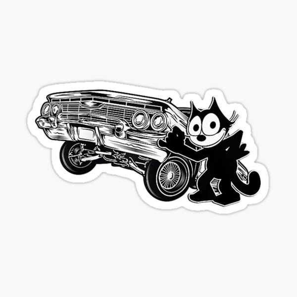 Felix Cat Cartoon Lowrider Hydraulic Bounce Tilt Car Club