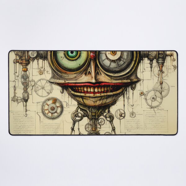 Item preview, Steampunk Drawing Ancient Manuscript designed and sold by BrandonArtWorld.