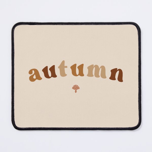 Item preview, Autumn Cute Mushroom | Autumn arch colorful browns | Seasonal Text designed and sold by CaffeinatedVibe.