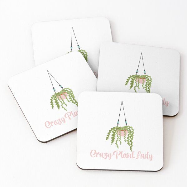 Item preview, Crazy Plant Lady | Pink | House Plants | Plants | Plant Lady | Plant Lover | Gardener | Gardening | Plant on a Stool designed and sold by ShoniwDesigns.