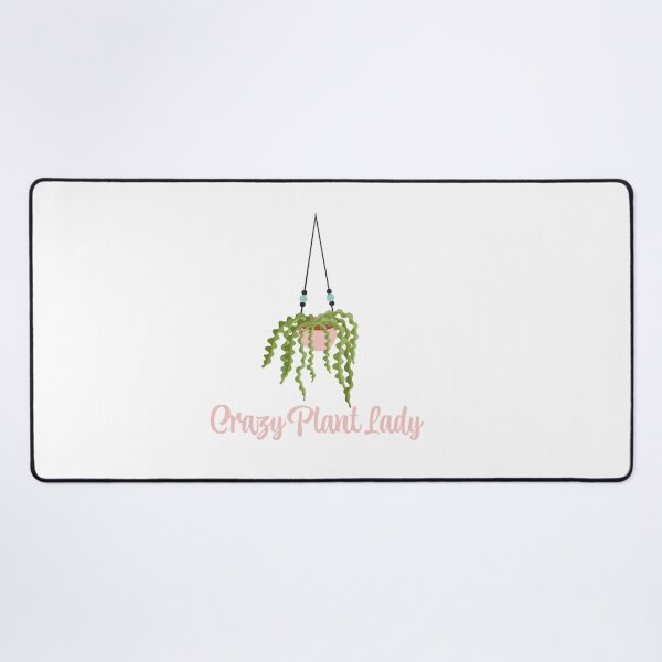 Item preview, Crazy Plant Lady | Pink | House Plants | Plants | Plant Lady | Plant Lover | Gardener | Gardening | Plant on a Stool designed and sold by ShoniwDesigns.