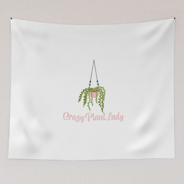 Item preview, Crazy Plant Lady | Pink | House Plants | Plants | Plant Lady | Plant Lover | Gardener | Gardening | Plant on a Stool designed and sold by ShoniwDesigns.