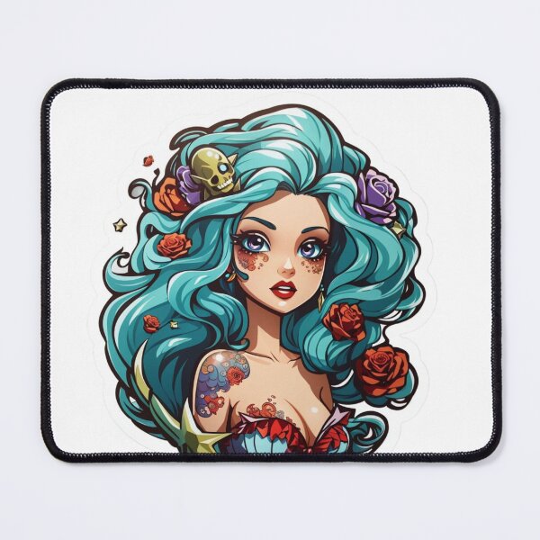 Item preview, Litt Rose Mermaid Rebel  designed and sold by SirenasWorld.