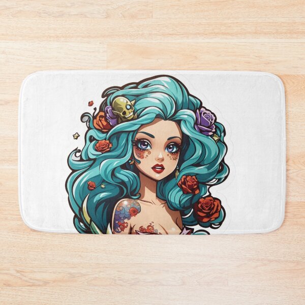 Item preview, Litt Rose Mermaid Rebel  designed and sold by SirenasWorld.