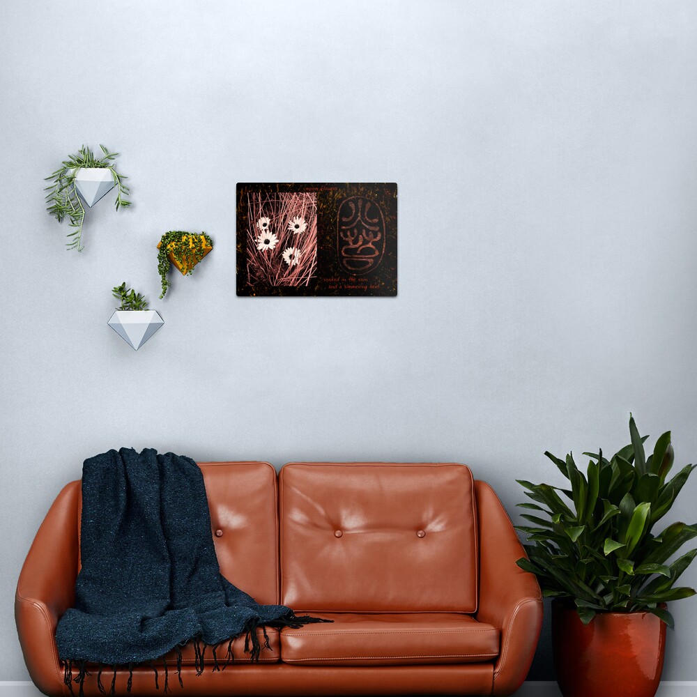 Earth Flowers Metal Print