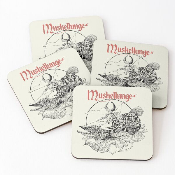 Item preview, Musky Warrior Muskellunge - throwback designed and sold by TulpaPrints.