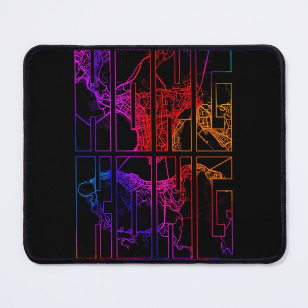 Item preview, Hong Kong City Map - Colorful designed and sold by kynlie-luker.