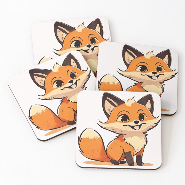 Item preview, Cute smiling fox designed and sold by Seven7Dwarfs.