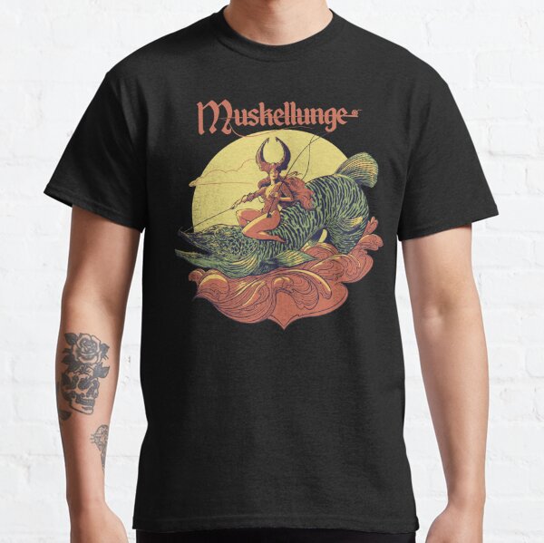 Musky Vintage Fishing Artwork Essential T-Shirt for Sale by Markus Ziegler