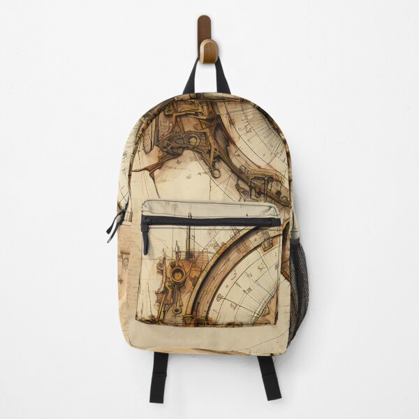 Item preview, Steampunk Drawing Ancient Manuscript designed and sold by BrandonArtWorld.