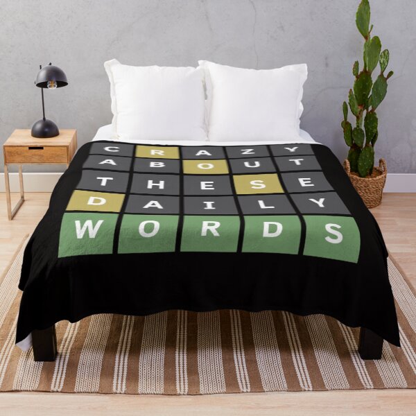 Item preview, Crazy About These Daily Words Wordle Game designed and sold by ChaWiegand.