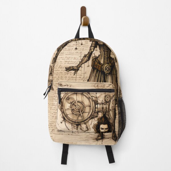 Item preview, Steampunk Drawing Ancient Manuscript designed and sold by BrandonArtWorld.