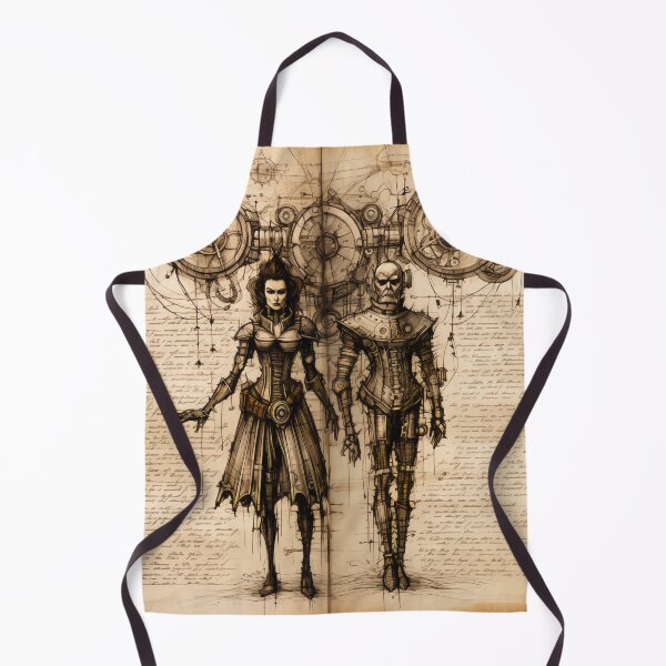 Item preview, Steampunk Drawing Ancient Manuscript designed and sold by BrandonArtWorld.