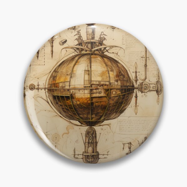 Item preview, Steampunk Drawing Ancient Manuscript designed and sold by BrandonArtWorld.