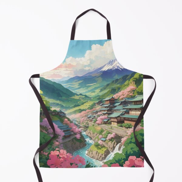 Item preview, Harmony in the Hills: An Illustration of the Japanese Village designed and sold by Ngea.