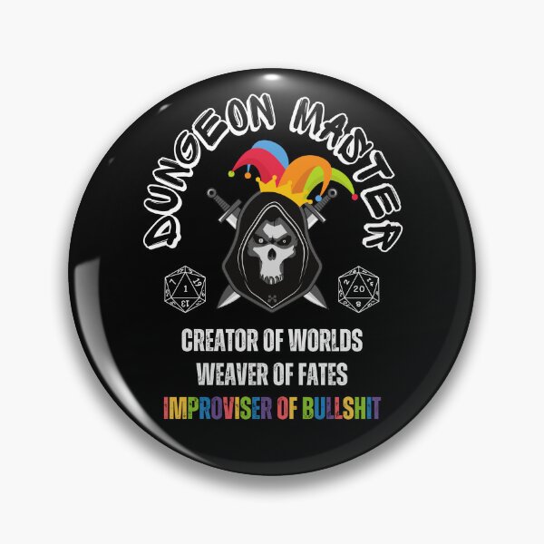 Item preview, Dungeon Master - Improviser of Bullshit designed and sold by babykraken.