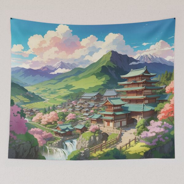 Item preview, Enchanted Homestead: Illustrating the Japanese Village in the Green Valley designed and sold by Ngea.