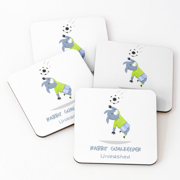 Item preview, Rabbit Goalkeeper Soccer Player designed and sold by RokuCreations.