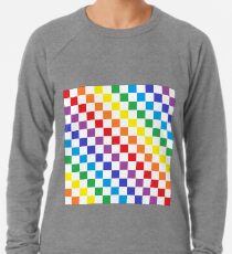 Checkered Rainbow Lightweight Sweatshirt