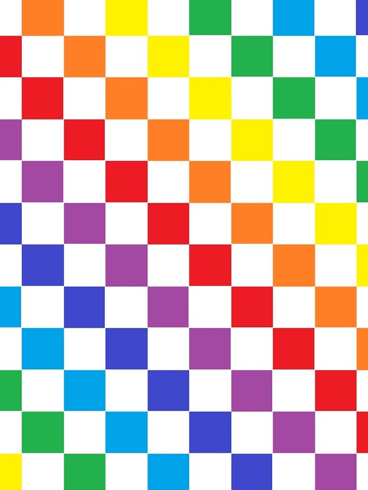 Checkered Rainbow by lornakay