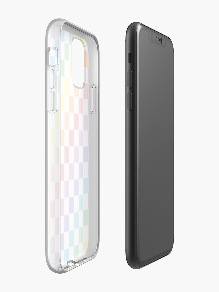 Alternate view of Checkered Rainbow iPhone Case & Cover