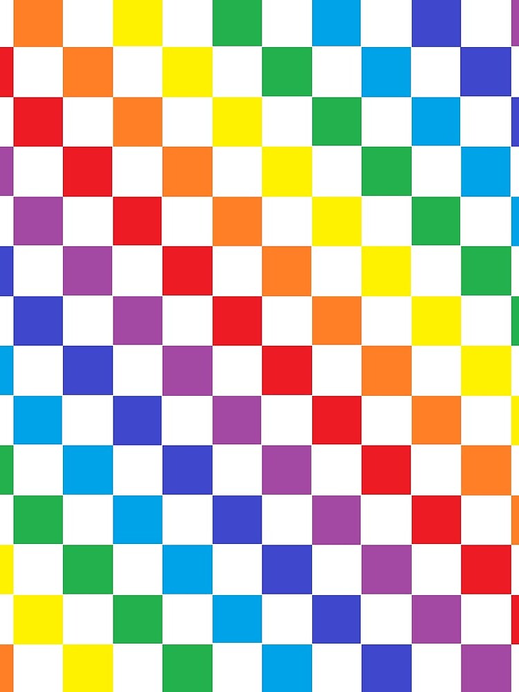 Checkered Rainbow by lornakay