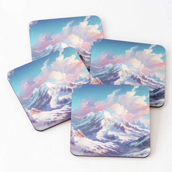 Item preview, Silent Peaks: A Scenic Illustration of the Snow-Clad Range designed and sold by Ngea.