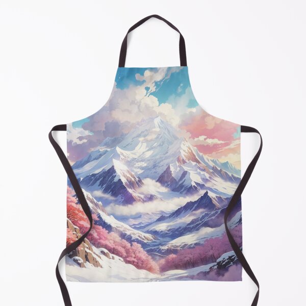 Item preview, Harmony in Frost: An Illustration of the Snowy Mountain Range designed and sold by Ngea.