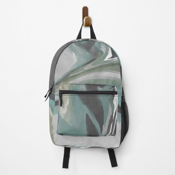 Item preview, Teal and Charcoal Abstract Watercolor designed and sold by slimbirdy.