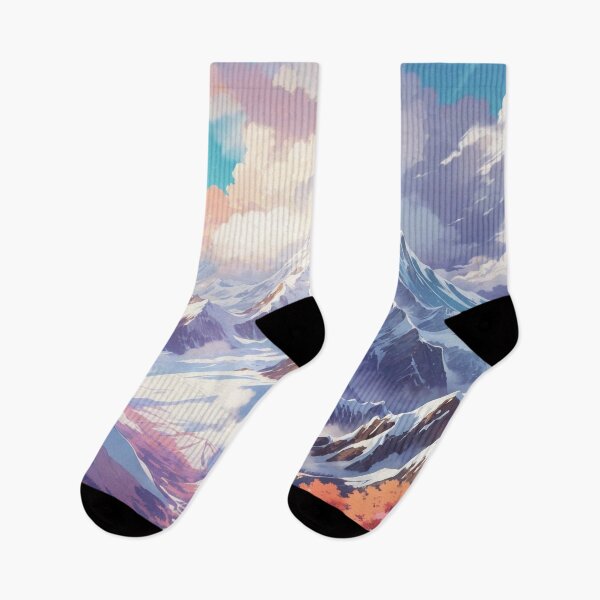 Item preview, Alpine Majesty: A Breathtaking Winter Mountain Range designed and sold by Ngea.