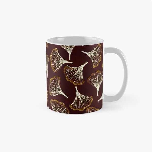 Item preview, Ginkgo Biloba Leaf - Brown & Orange designed and sold by Sarah Thorpe Designs .