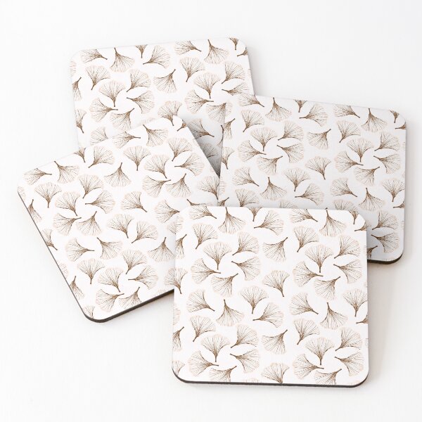 Item preview, Ginkgo Biloba Leaf - Palest Blossom Pink designed and sold by Sarah Thorpe Designs .