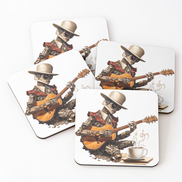 Item preview, Steam Powered Jazz Cafe Band Guitarist designed and sold by SteamJazzCafe.
