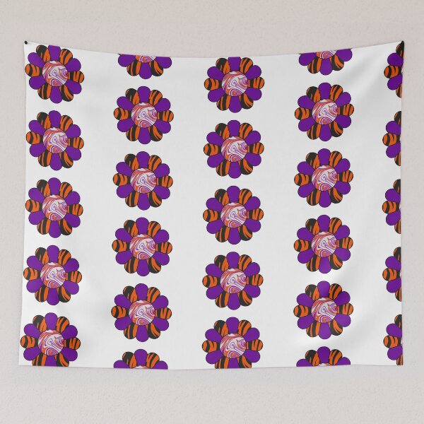 Item preview, orange and purple tigers flower designed and sold by missviolinist24.