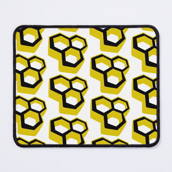 Item preview, honeycomb hex pattern black and yellow designed and sold by doobyuss.