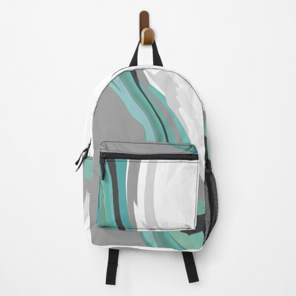Item preview, Teal Grey and Green Abstract designed and sold by slimbirdy.
