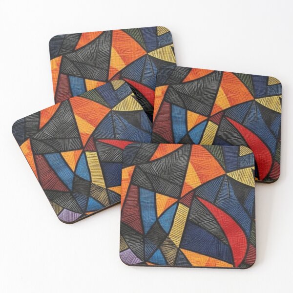 Item preview, Bright Abstract African Textile Pattern designed and sold by GoeCentric.