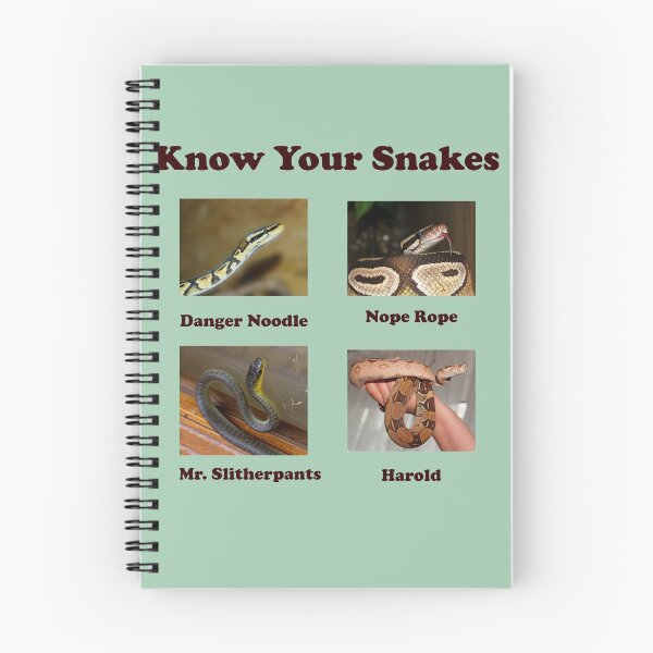 Item preview, Know Your Snakes Nope Rope Danger Noodle designed and sold by Croneda.