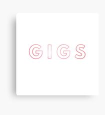 Gigs Canvas Print