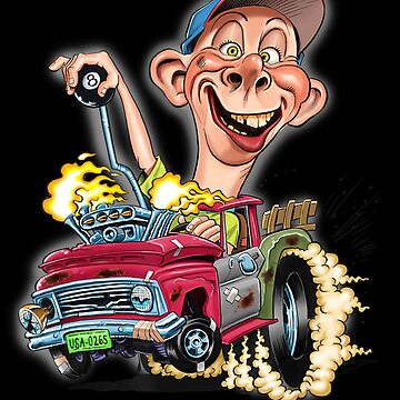 Jeff Dunham Bubba J Hot Rod Pick Up Truck Coffee Mug by Emrei