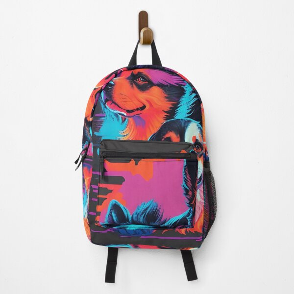 Item preview, 80s retrowave dogs, vivid, red and black lighting designed and sold by Noppawat.