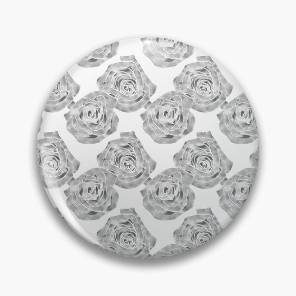 Item preview, Minimalist Roses - Gray and White Pattern designed and sold by WrenDay.