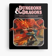 dungeons and dragons red box Metal Print