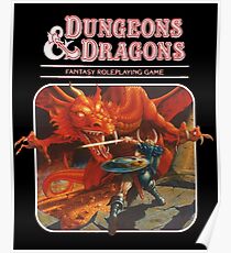 dungeons and dragons red box Poster