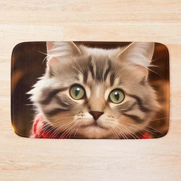Item preview, Cat with Scarf - Modern Digital Art designed and sold by Ai-michiart.
