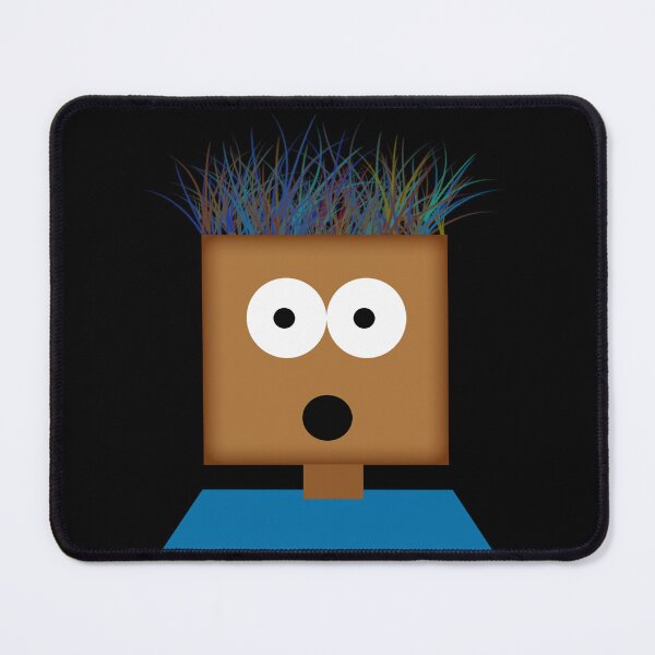 Item preview, Funny brown face with colorful hair designed and sold by werdanepo.