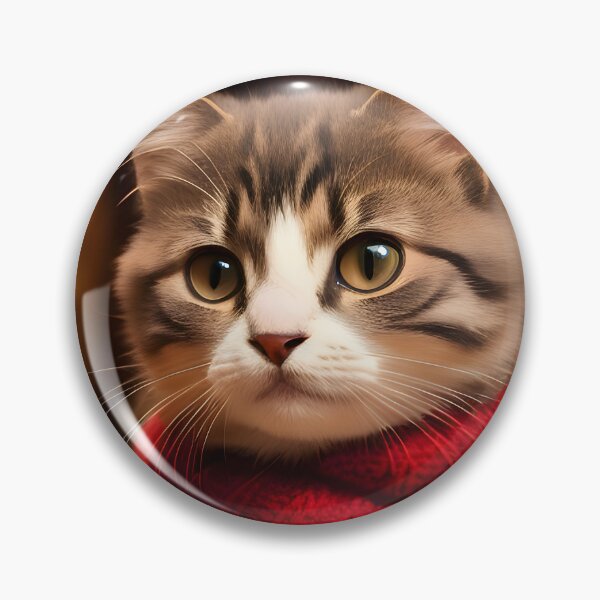 Item preview, Cat with Scarf - Modern Digital Art designed and sold by Ai-michiart.