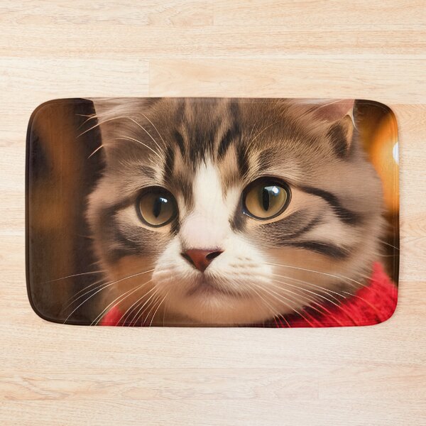 Item preview, Cat with Scarf - Modern Digital Art designed and sold by Ai-michiart.