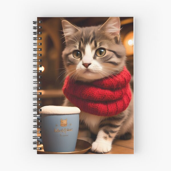 Item preview, Cat with Scarf - Modern Digital Art designed and sold by Ai-michiart.